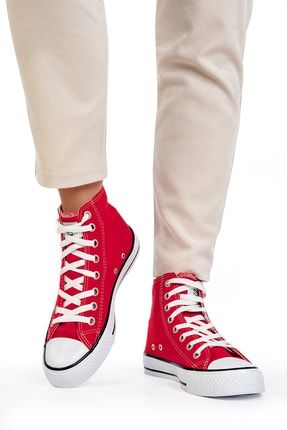 Solo Shoes&bag Kırmızı Kadın Bilekli Spor Günlük Ayakkabı 3009