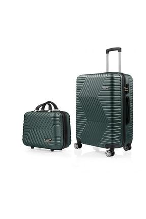 Dzc Kuzenler Avm Orta Boy Ve Makyaj G&d Polo Suitcase Abs Lüx Valiz Seyahat Seti 2 Li G2M