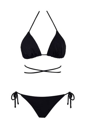Brezilya Stil Üçgen Ipli Bikini Takım PB414