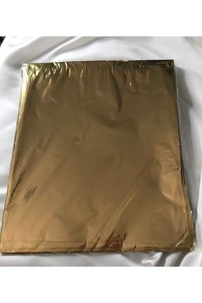 Parlak Gold Hediye Paketi Metalize Altın Sarısı Poşet Bantlı 30x35 cm - 1 Paket (100 Adet) MHP1HGHIGK2GH1212