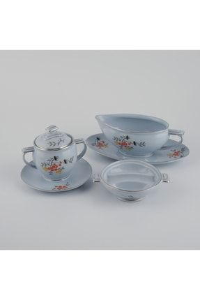 4 Lü Art Deco Porselen Sunum Takımı 869750193