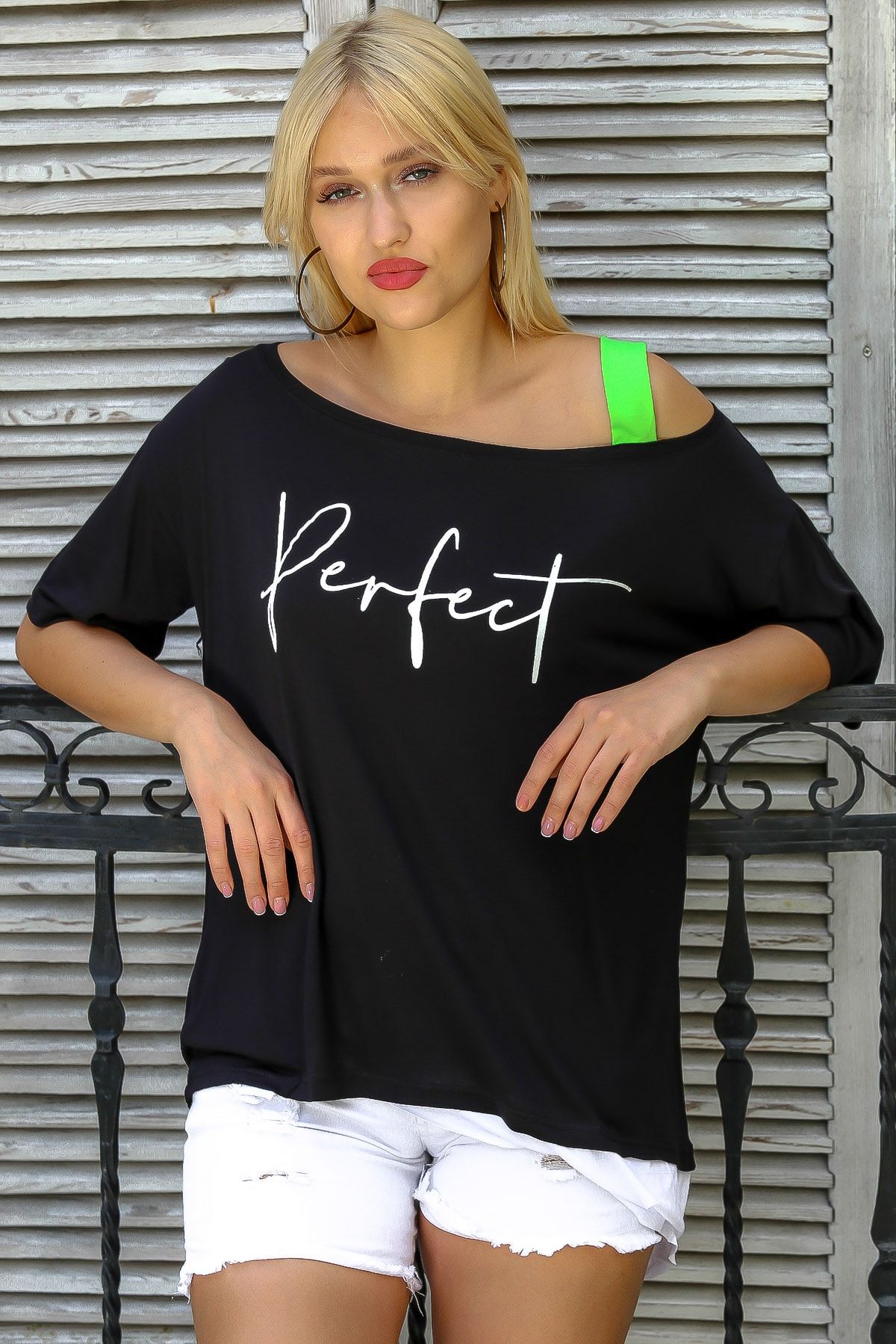 Chiccy T-Shirt Schwarz Regular Fit