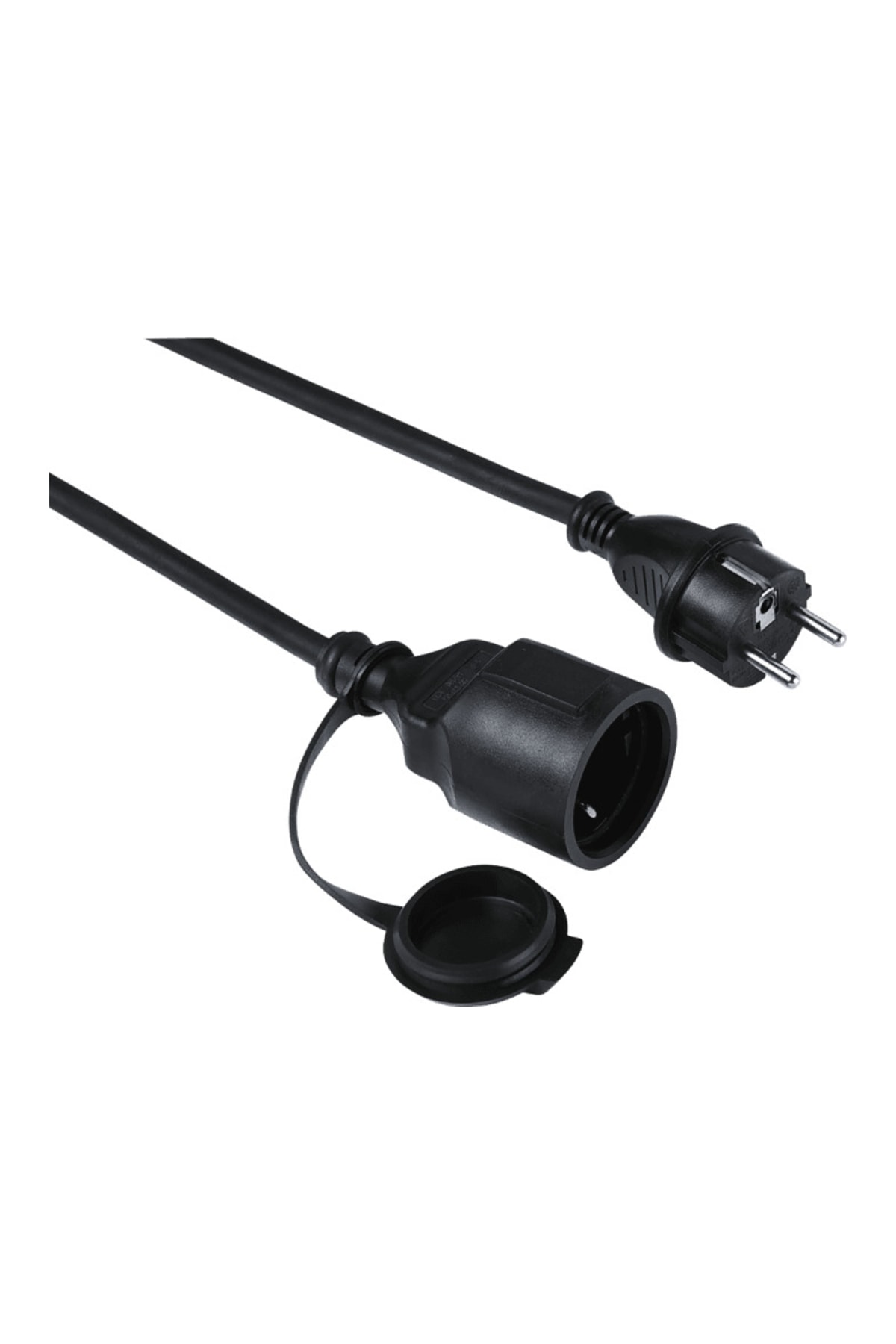 Hm.137240 Ip44, 5m, Dış Mekan Uzatma Kablosu Siyah