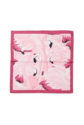 Flamingo Saten Kısa Fular smn-660