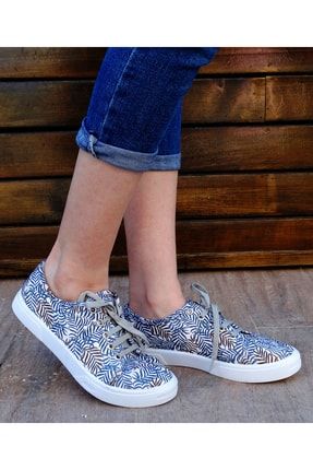 Kadın Desenli Spor Sneaker Günlük Ayakkabı SNX30006