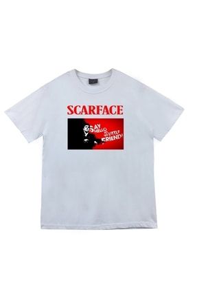 Siyah Scarface Tony Montana Tişört AHJKRWX7-KOR