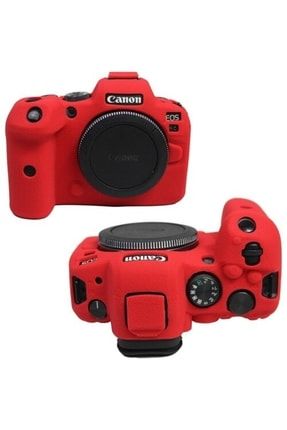 Canon R6 Silikon Koruma Kılıfı Kırmızı Tekli HBCV00001DMQB6