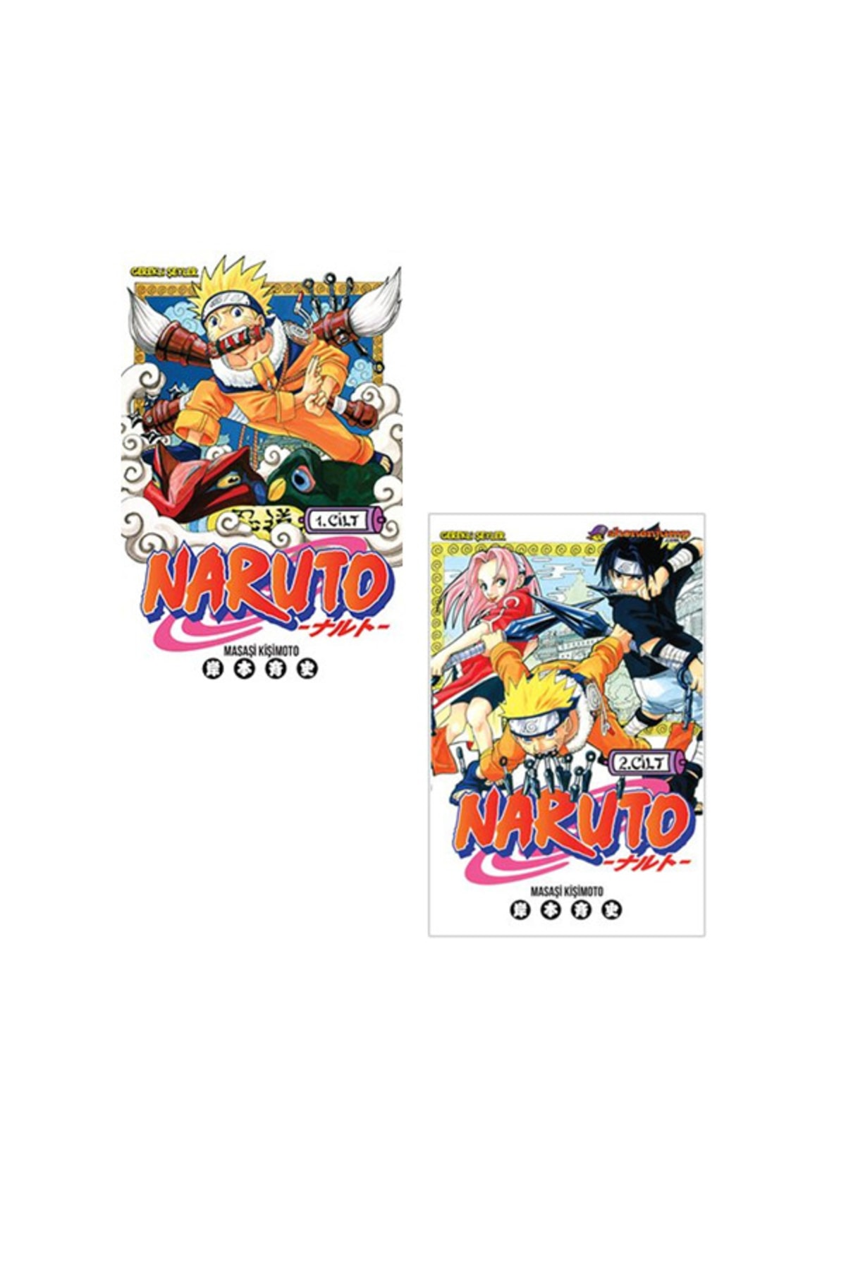 Gerekli Şeyler Yayıncılık Naruto 1-2. Ciltler Manga Seti - Masaşi Kişimoto