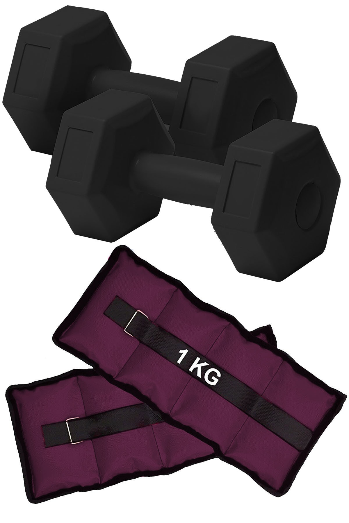 Genel Markalar 2 Adet 1 Kg El Ayak Ağırlığı 2 Adet 1 Kg Dambıl