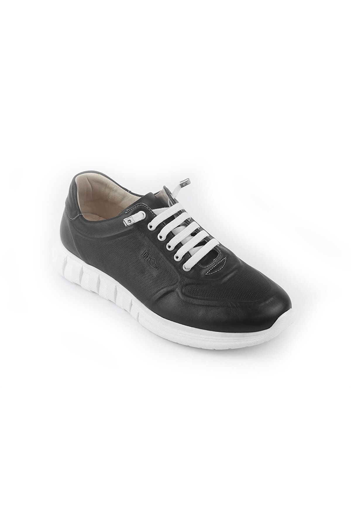 son stil Negru - Dia Comfort Diabetic Full Ortopedic Rubber Laced Pantofi Sport Pentru Bărbați Masculin - 36