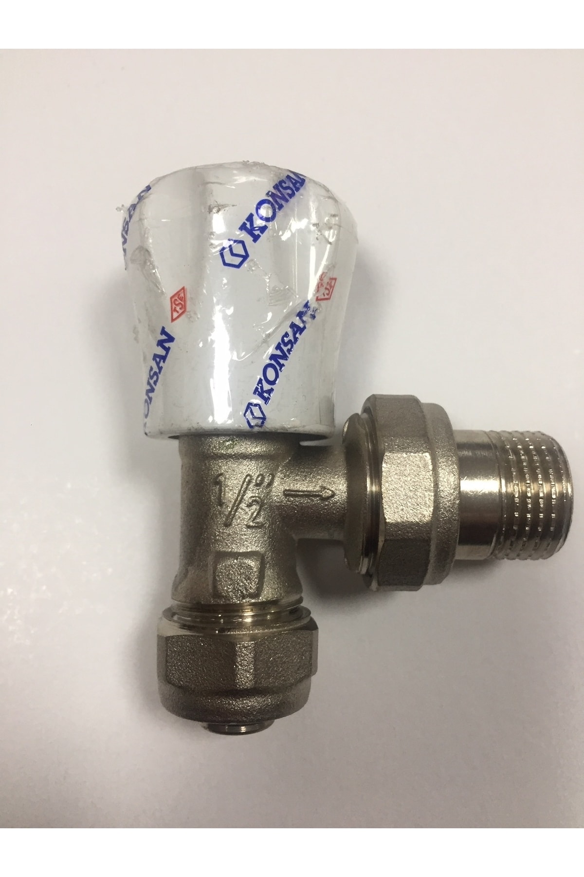 Konsan 1/2" Pex Köşe Radyatör Vanası