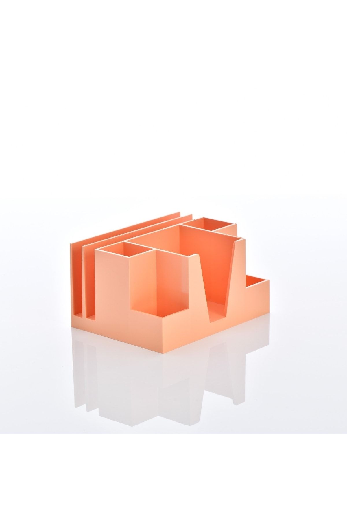Ops Organizator De Birou Suport Stilou Portocaliu Pastel 9x16,5x12,5cm Klm207ptu - One Size