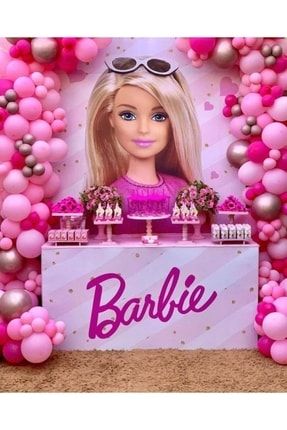 Barbie Konsept Balon Zincir Pembe liya2271