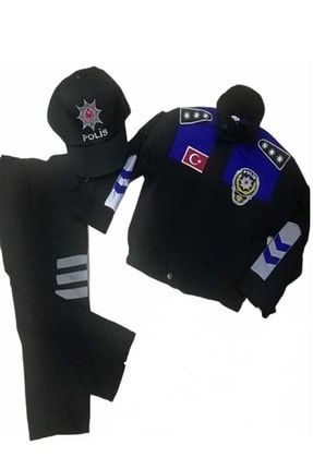 Çocuk Toplum Destekli Polis Kıyafeti Komple Set TPLM