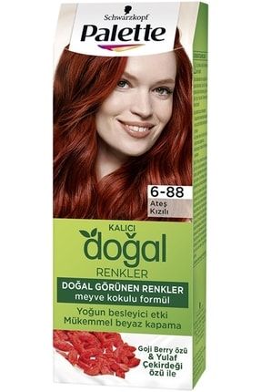Kalıcı Doğal Renkler Saç Boyası 6-88 Ateş Kızılı BENCAPRDCT1032090