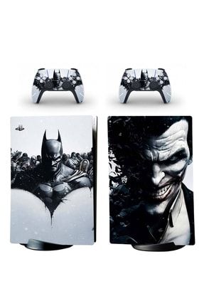 Batman & Joker Playstation 5 Disk Edition Sticker Kaplama Seti PS5DSKED180