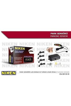 Araç Geri Park Sensörü Türkçe Ses Led Ekranlı 12volt. 22mm. Niken Gri AEM PS03T g_97c650