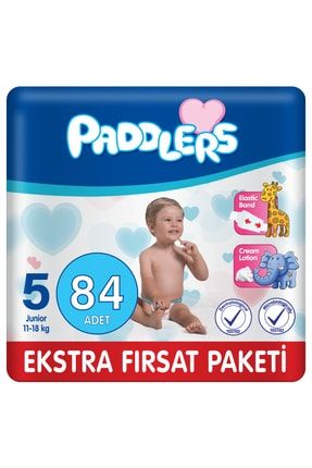 Bebek Bezi 5 Numara Junior 84 Adet (11-18 Kg) Ekstra Fırsat Paketi