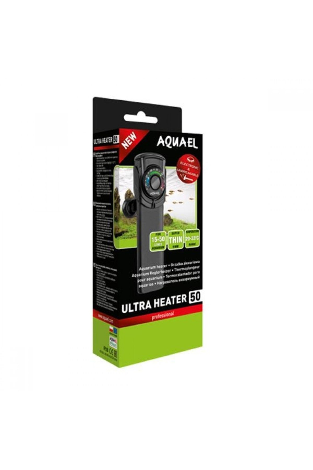 Aquael Ultra Heater Plastik Akvaryum Isıtıcısı 200w