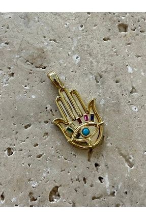 Hamsa Gümüş Kolye Ucu Ggyapakjh-7890