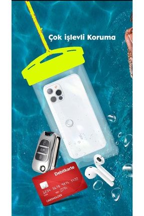 Askılı Su Geçirmez Su Altı Telefon Kılıfı Waterproof kılıf52