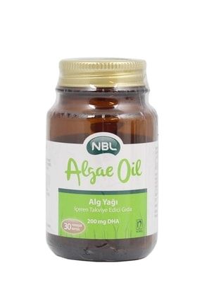 Nbl Algae Oil 30 Kapsül 200 mg Dha Alg Yağı 8699540190016