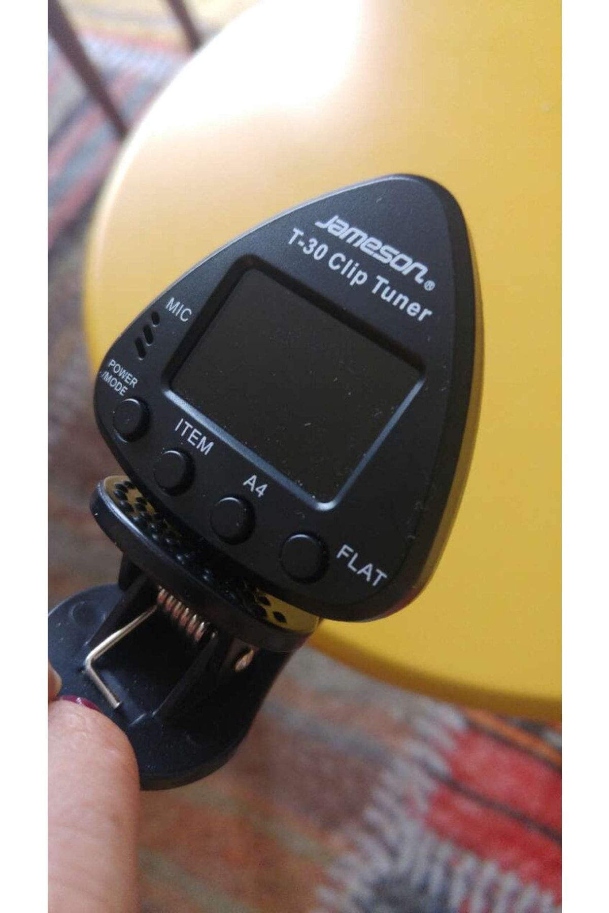 Jameson-T-30 Model Latched Clips Digital Tuner - Compatible with All Elastics 1