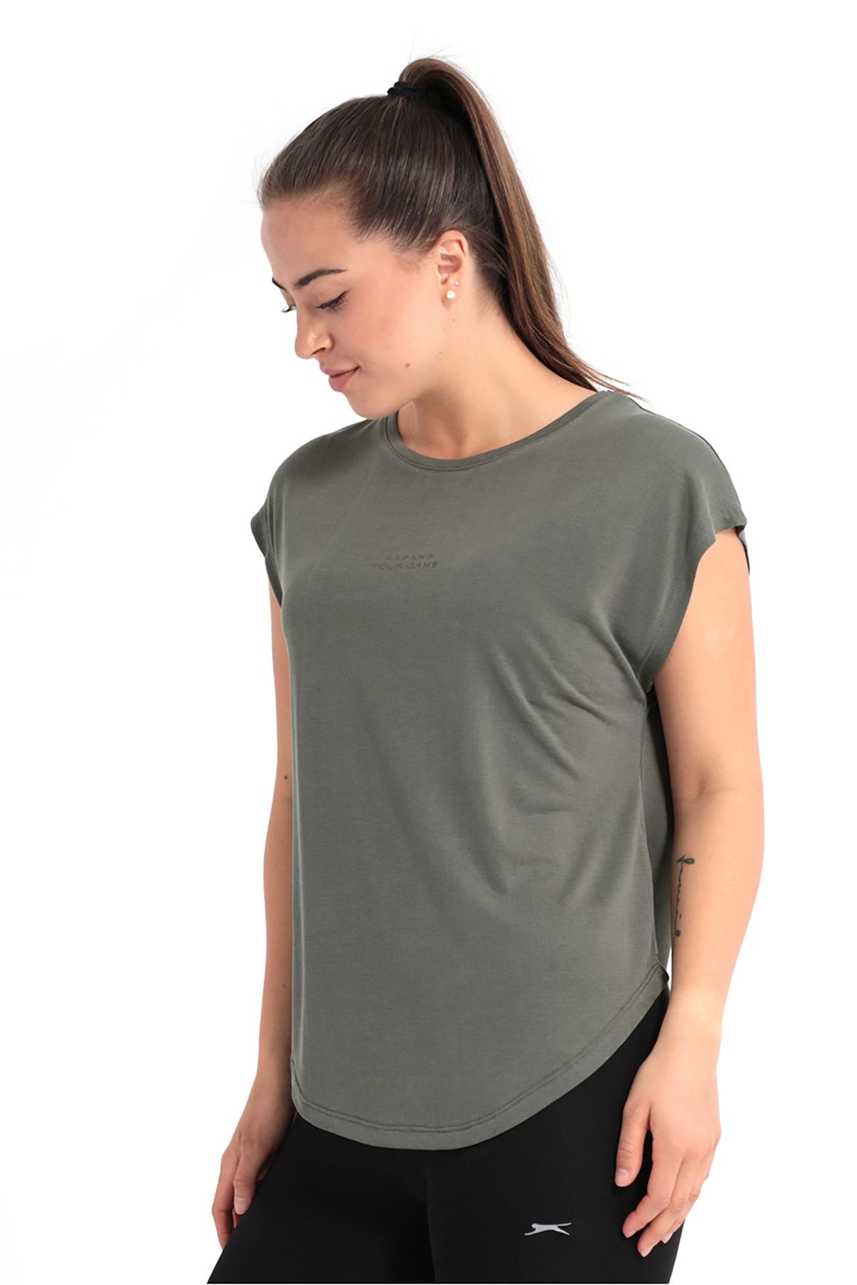 Slazenger T-Shirt Khaki Regular Fit