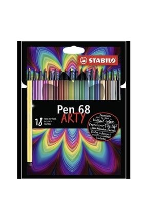 Keçe Uçlu Boya Kalemi Pen 68 Arty 18 Renk 3700.17305