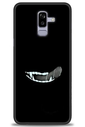 Samsung Galaxy J8 Kılıf Hd Baskılı Kılıf - Vampire + Temperli Cam mmsm-j8-v-4-cm