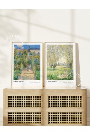 Claude Monet 2'li Set Çerçevesiz Poster TWOSET9