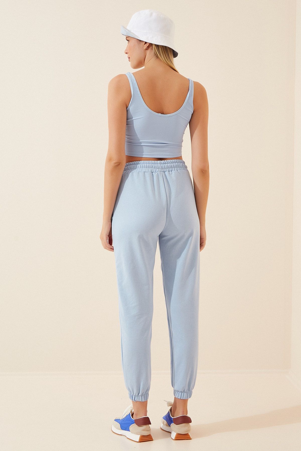 Blue missguided oversized 90s joggers best sale