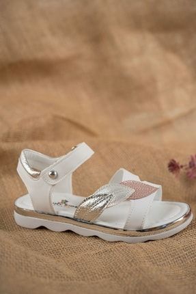 Termo Taban Yaprak Model Beyaz Kız Çocuk Sandalet TYC00455644985