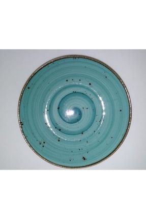 Porselen Klasik Yeşil Çukur Tabak (6 Adet) 2215l14