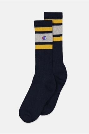 Çorap Long Life Lacivert Sarı 804393-BS501