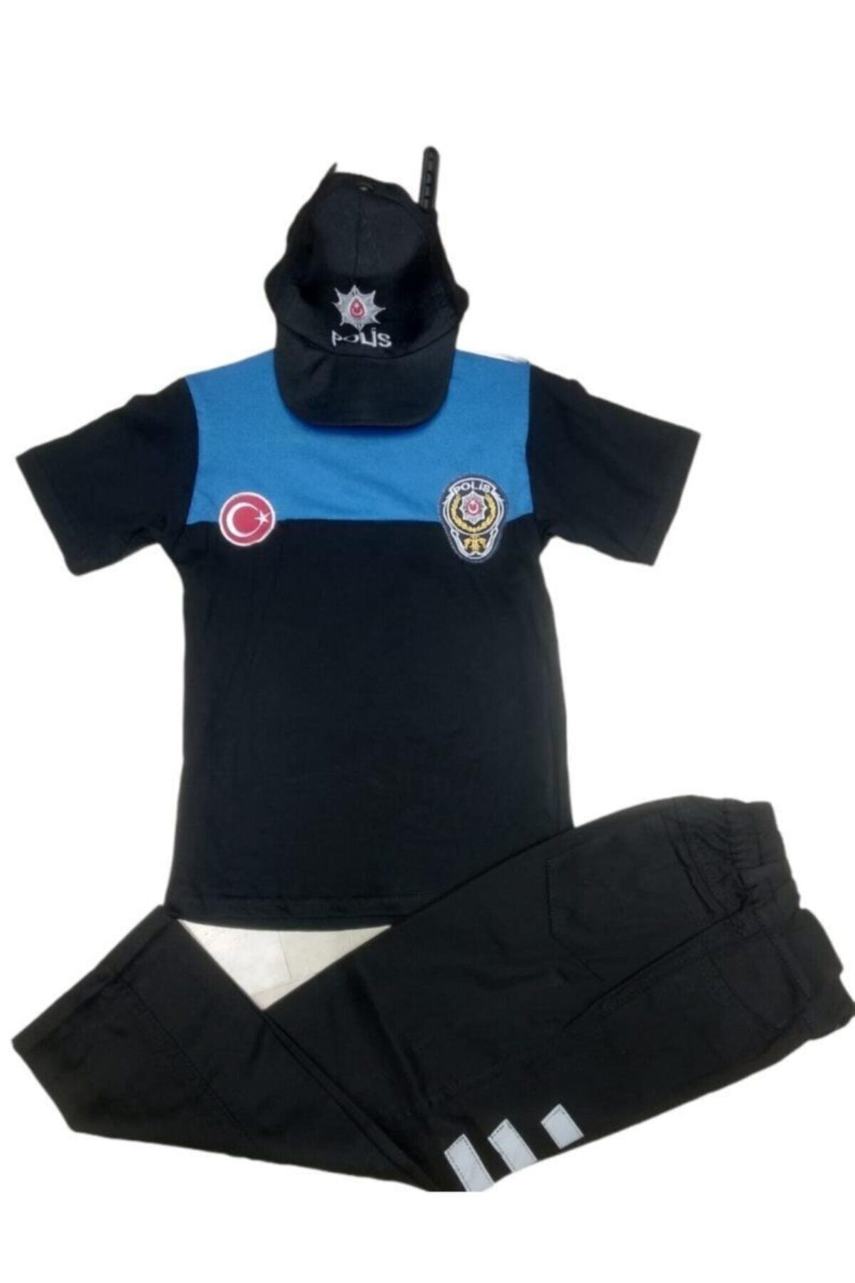 Unisex Child Blue Police Costume 3-10 Years