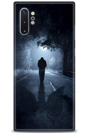 Samsung Galaxy Note 10 Plus Kılıf Hd Baskılı Kılıf - Geceye Yolculuk + Temperli Cam mmsm-note-10-plus-v-197-cm