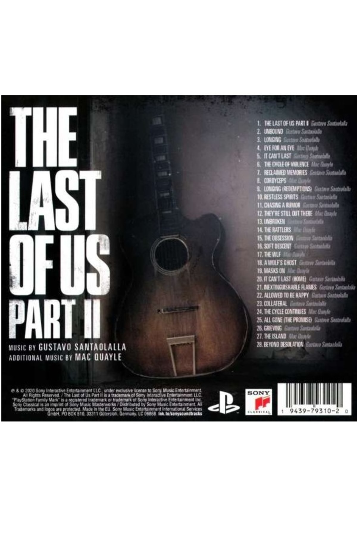 Sony Music Gustavo Santaolalla The Last Of Us Part Iı - Cd