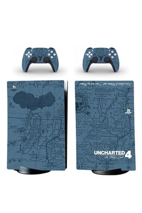 Uncharted A Thief End Playstation 5 Dijital Versiyon Sticker Kaplama Seti PS5ST8945