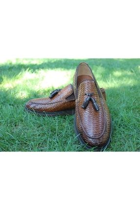 Kahverengi Erkek Klasik Ayakkabı khvkskgold