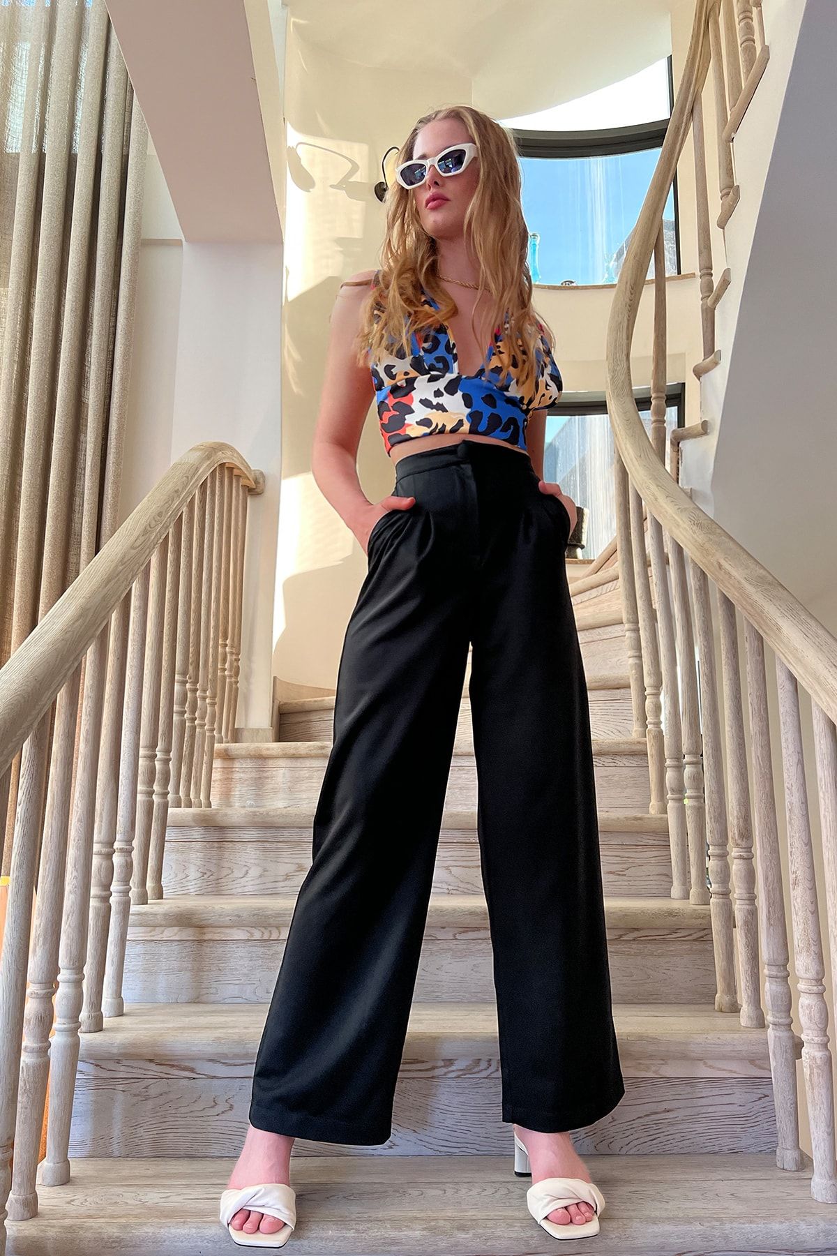 How to Style Wide Leg Trousers - #Chicandstylish #LINKUP | Mummabstylish