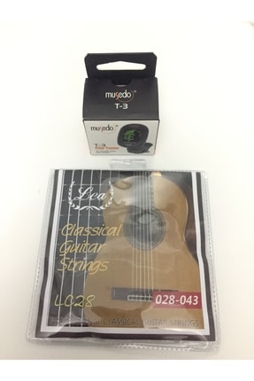 Lea Klasik Gitar Takım Tel + T-3 Tuner Lea-t3