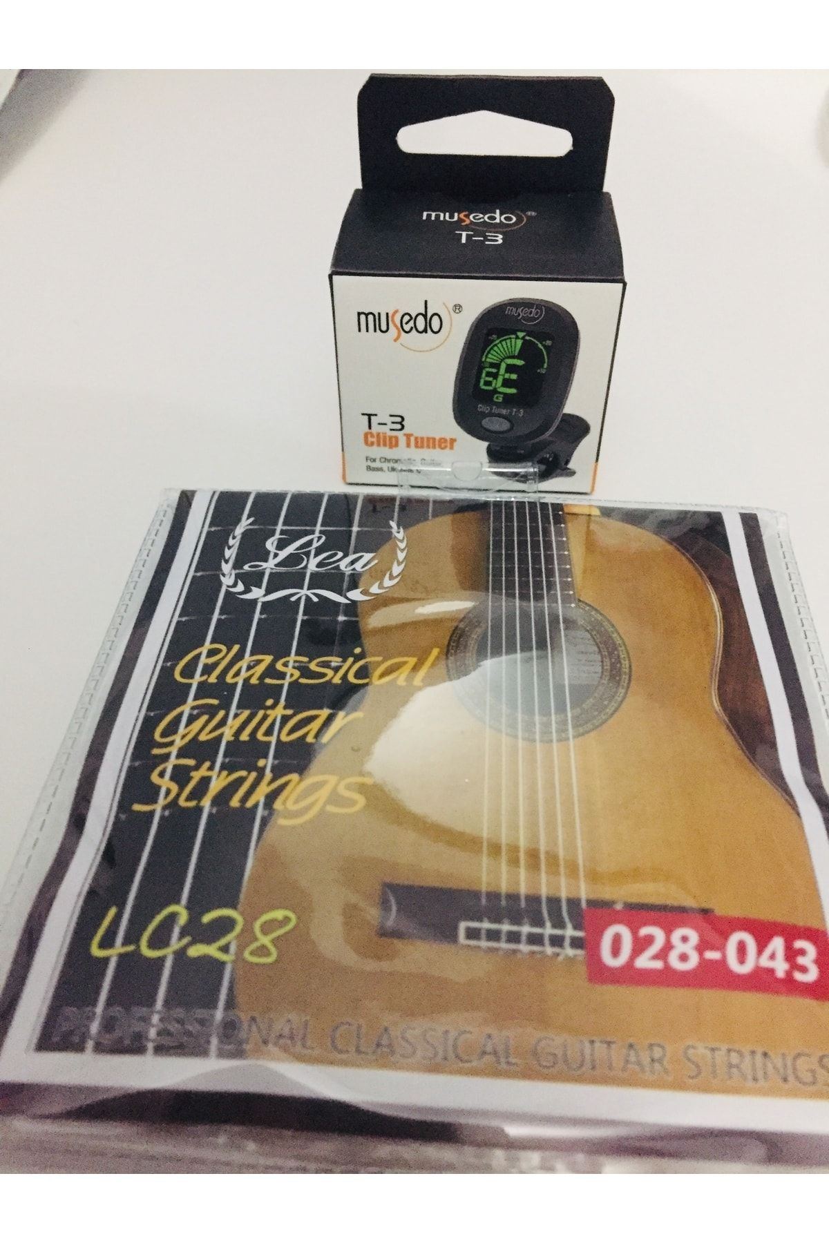 Musedo Lea Classical Guitar Set String T 3 Tuner