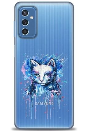 Samsung Galaxy M52 5g Kılıf Hd Baskılı Kılıf - Van Kedisi + Temperli Cam mmsm-m52-5g-v-236-cm
