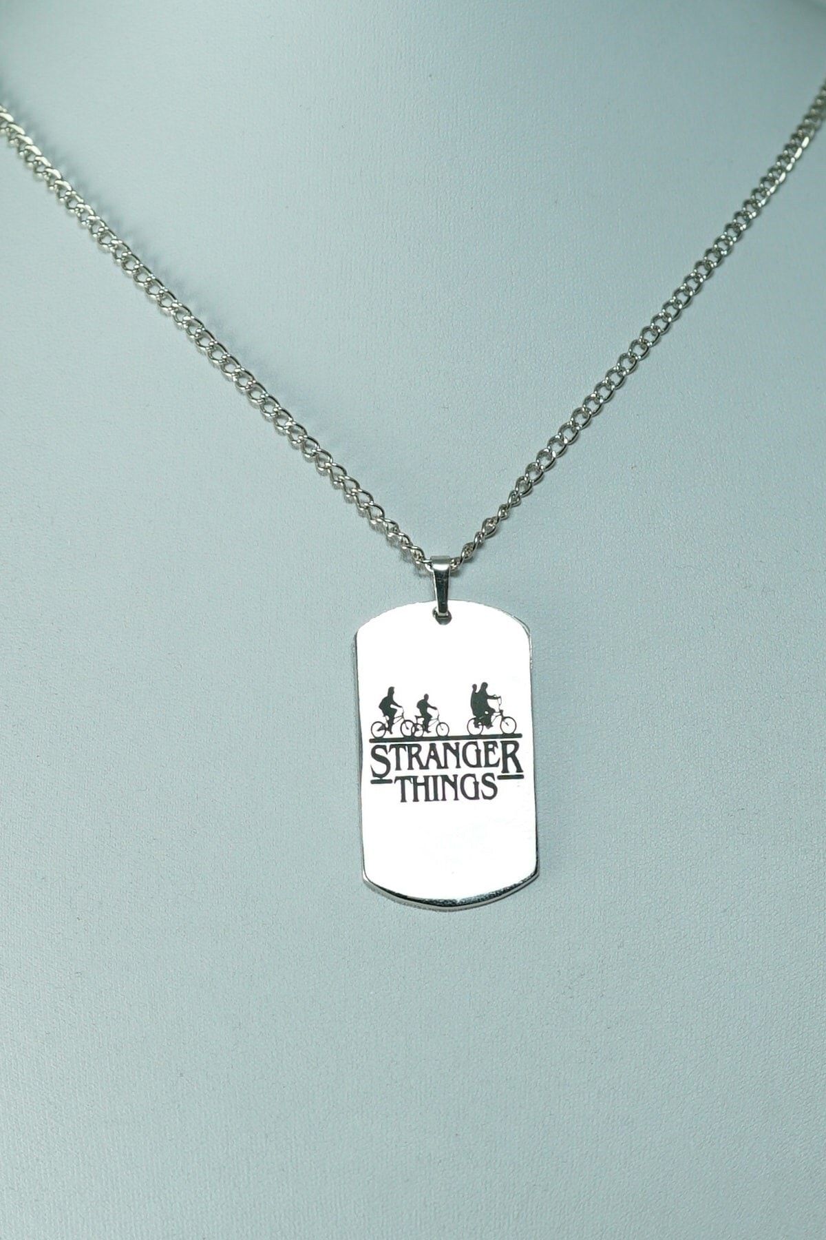 Acousticworld-Stranger Things Imprint Necklace Gift Stylish Jewelry Accessory 1