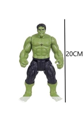 Avengers Hulk Figür Oyuncak Kutusuz Işıklı Yeşil Dev 20 Cm HFO0016