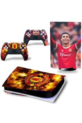 Cristiano Ronaldo Manchester United Playstation 5 Disk Edition Sticker Kaplama Seti PS5DSKED041