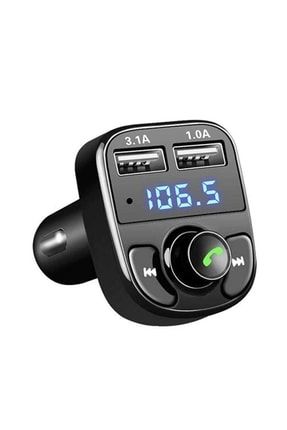 Car X8 Araç Fm Bluetooth Usb Mp3 Sd Kart Çakmaklık Girişli Oto Müzik Çalar Kiti Kablosuz CAR X8