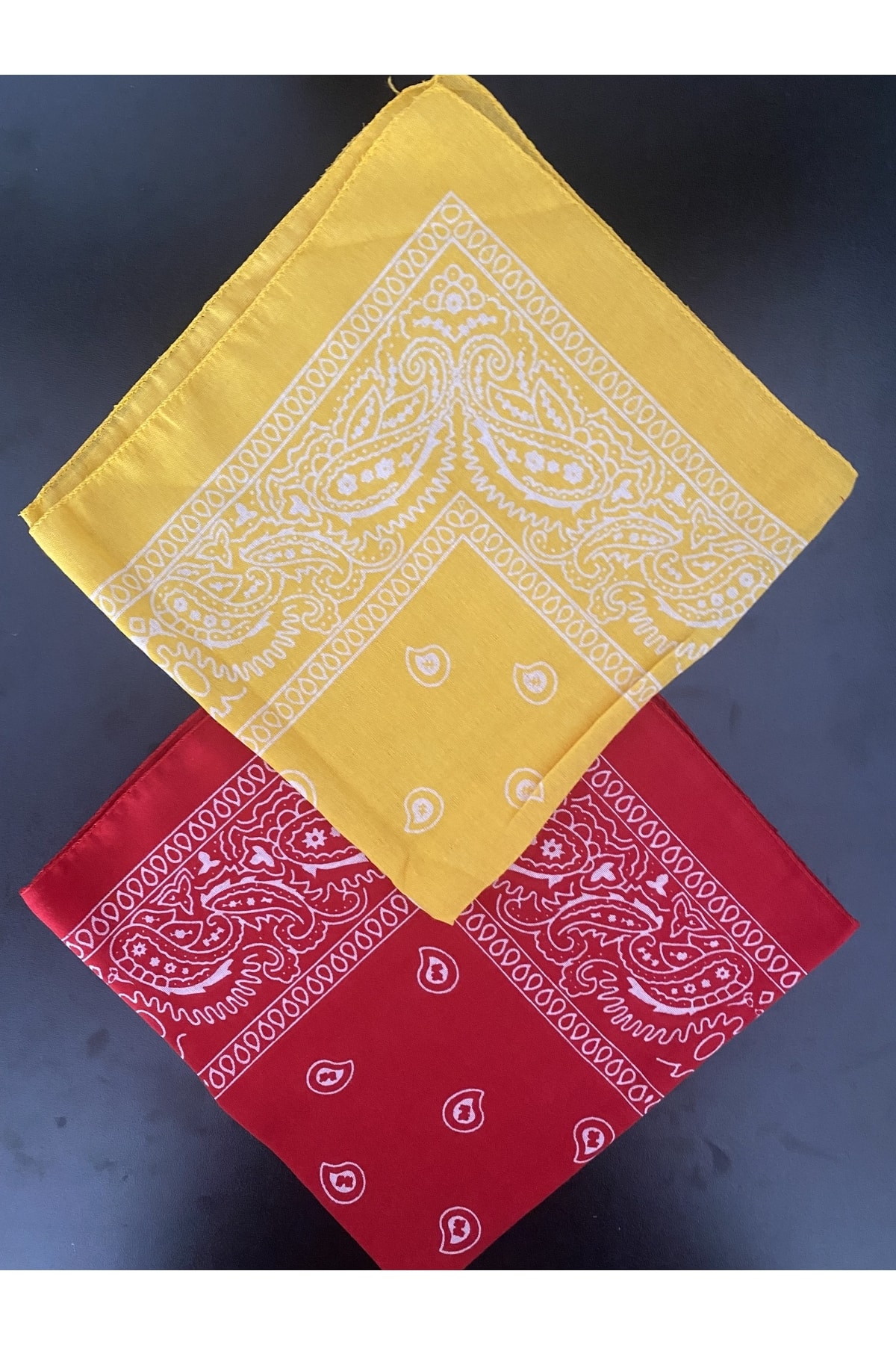 Etnik Desen Bandana 2'li Set 2