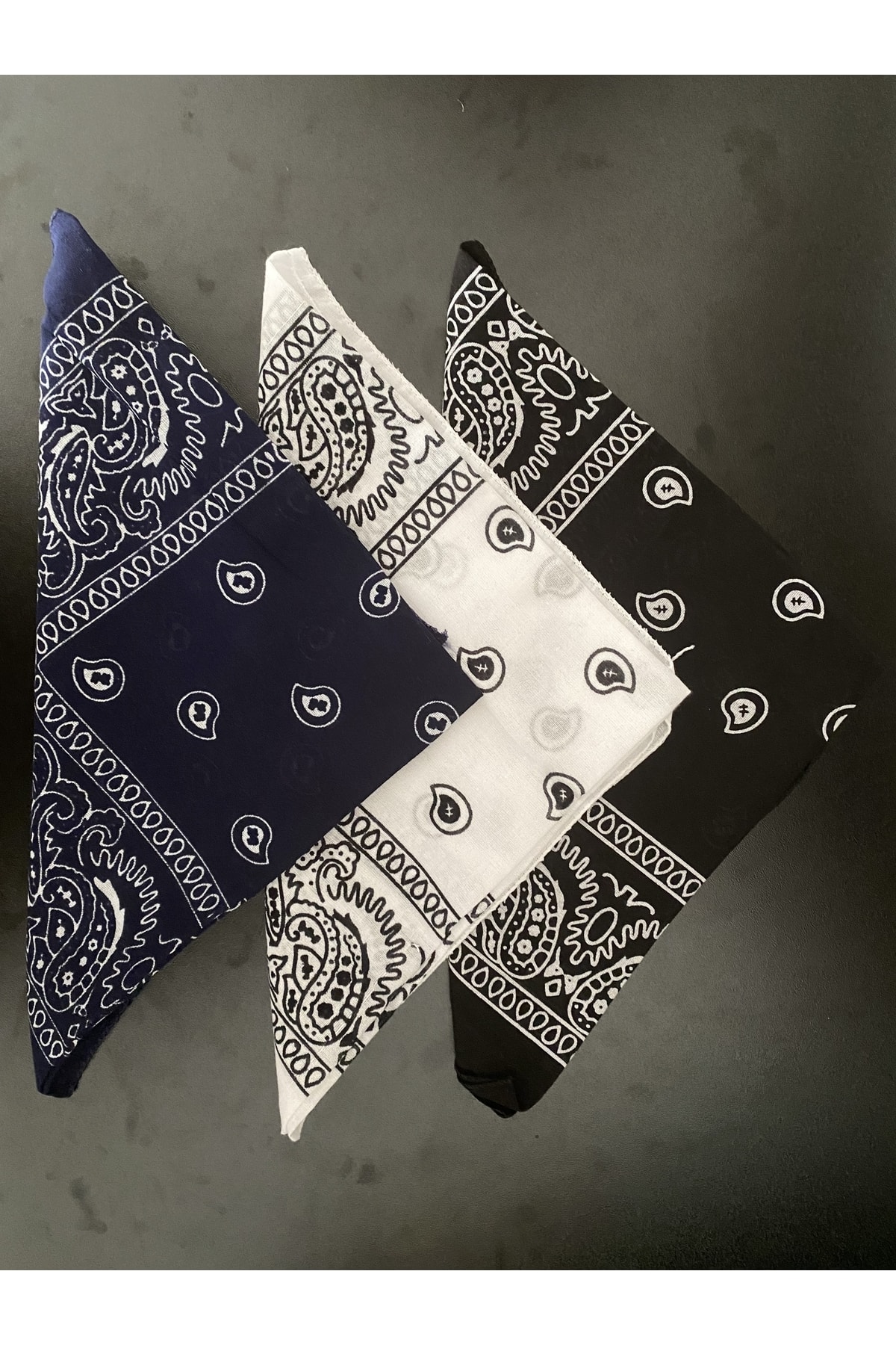Gülerbandana by yunus güler Etnik Desen Bandana 3'lü Set